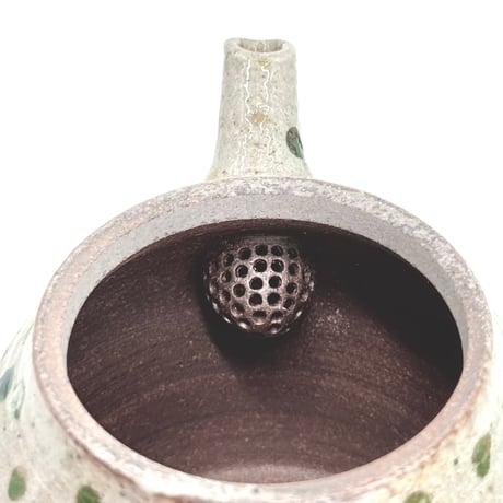 小北條 Kohokujo 彩色 印籠蓋 後手茶注　ST1246