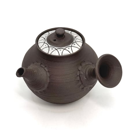 中川貴了 Takanori Nakagawa 黒泥象嵌茶注　ST1273