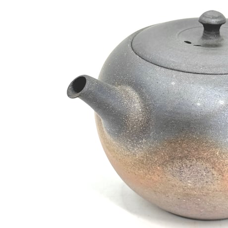水野陽景 Yokei Mizuno  窯変 焼締 丸茶注　ST1365