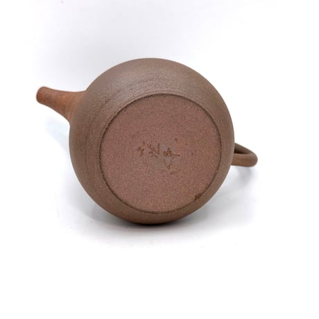 小北條 Kohokujo 焼締 象嵌印籠蓋 茶注　ST1329