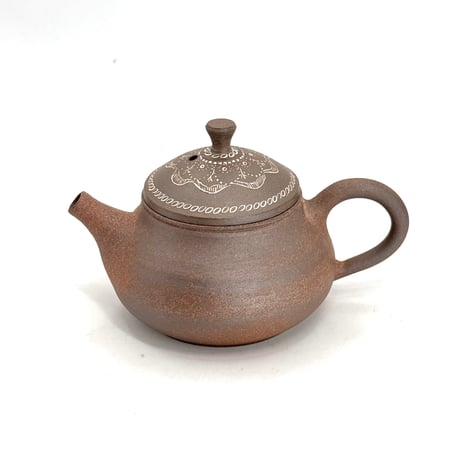 小北條 Kohokujo 焼締 象嵌 後手急須　ST1235