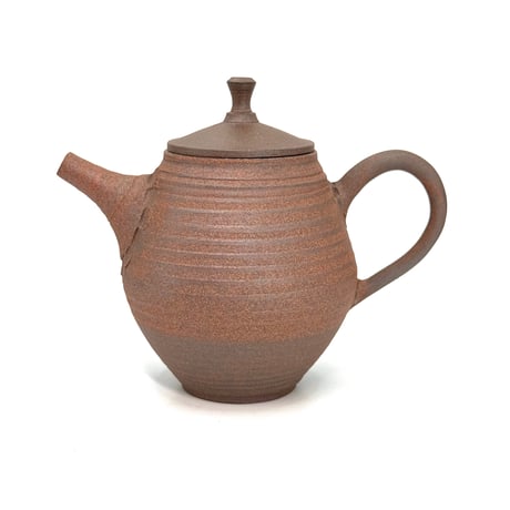 小北條 Kohokujo 焼締 印籠蓋 後手急須　ST1293