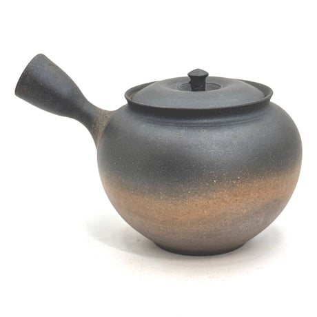 水野陽景 Yokei Mizuno  窯変 焼締 カメ型茶注　ST1413