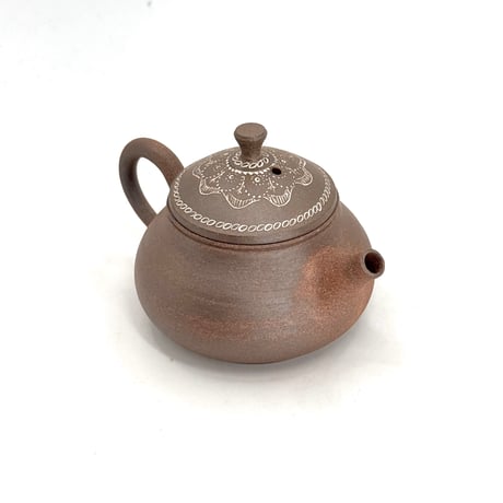 小北條 Kohokujo 焼締 象嵌 後手急須　ST1235