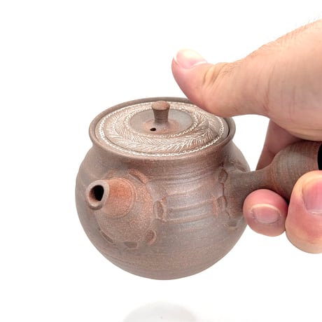 小北條 Kohokujo 焼締 象嵌急須　ST1279