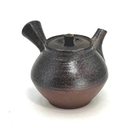 北條 Hokujo 黒窯変 茶注　ST1258