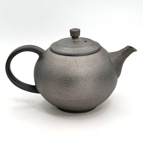 千葉光広 Mitsuhiro Chiba 鉄化粧 焼締 後手急須　ST1338