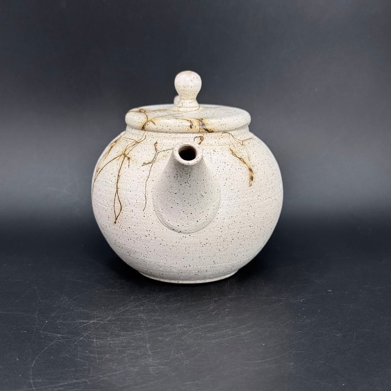 甚秋 伊藤成二 Jinshu Seiji Ito 後手茶壺 白 ST1242 | T