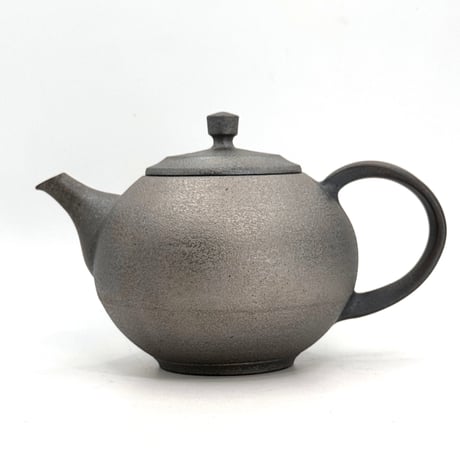 千葉光広 Mitsuhiro Chiba 鉄化粧 焼締 後手急須　ST1338