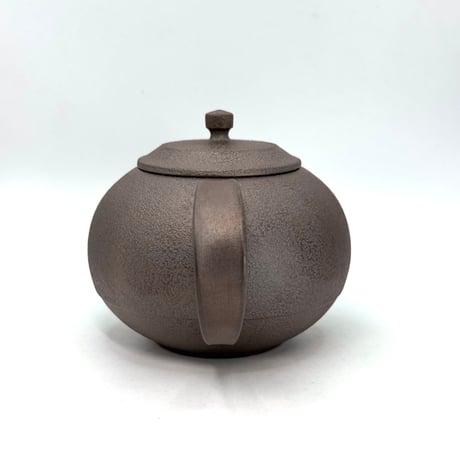 千葉光広 Mitsuhiro Chiba 焼締鉄化粧 後手急須　ST1405