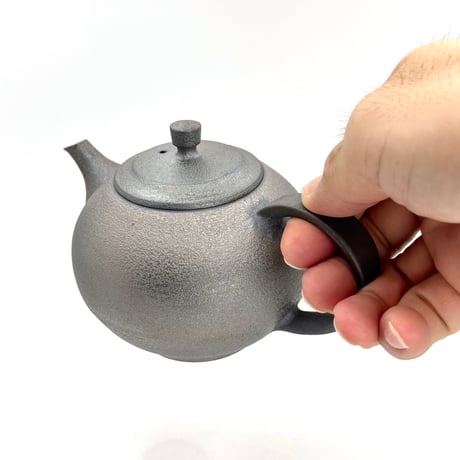 千葉光広 Mitsuhiro Chiba 鉄化粧 焼締 後手急須　ST1338