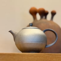 千葉光広 Mitsuhiro Chiba 鉄化粧 焼締 後手急須　ST1338