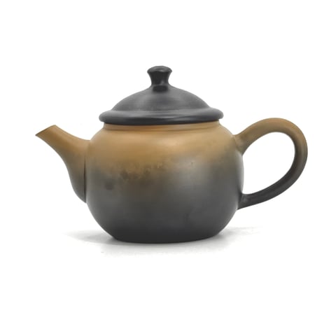 片山白山 Hakusan Katayama 黄泥 窯変 茶注　ST1236