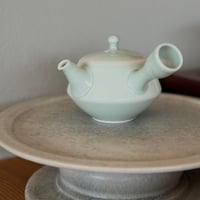 前川淳蔵 Junzo Maekawa 青磁 珠型急須　ST1219