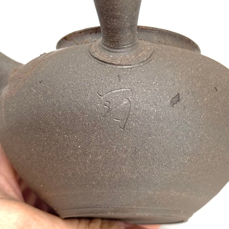 小俣冠丞 Kanjo Omata  焼締藻掛茶注　ST1282