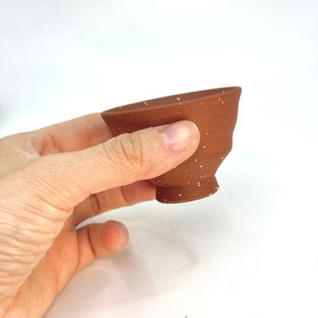 北條 Hokujo 本朱泥 南蛮 絞り出し 揃い 木箱付　ST1232