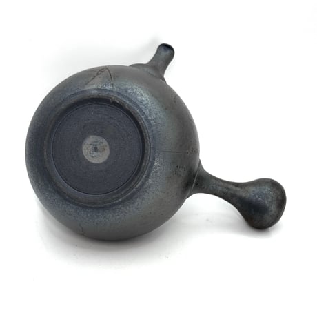 藤田德太 Tokuta Fujita 銀彩 藻掛け 丸型 急須　ST1342