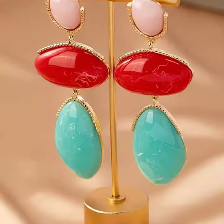 Marble Tricolore Drop Pierce