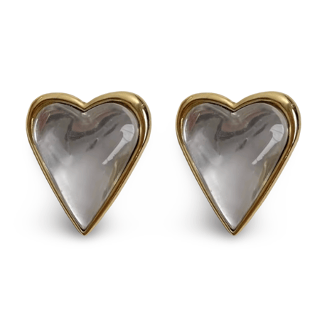 Plump Clear Heart Pierce/2color