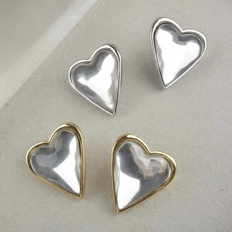 Plump Clear Heart Pierce/2color