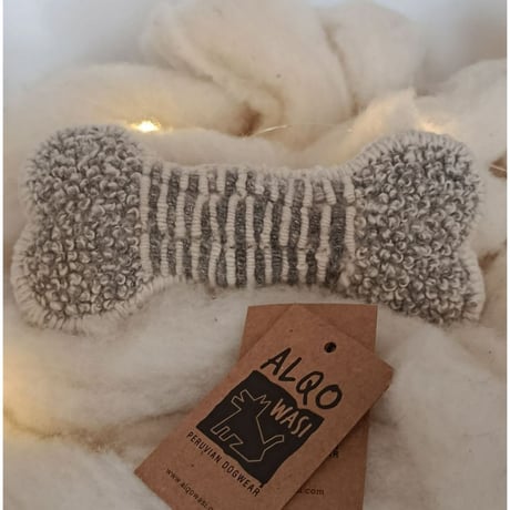 [ALQO WASI ] ウール100%手編み ボーントイ