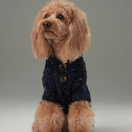 [PEHOM] グラシア リブニット バーガンディー/ネイビー