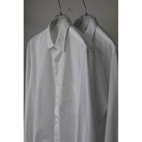 DEADSTOCK " 1960's ARROW COTTON WHITE SHIRT＂MADE IN U.S.A. / SZ 17-34