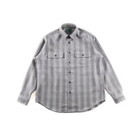 BROWN by 2-tacs＂PLAIN CREST＂GRAY PLAID