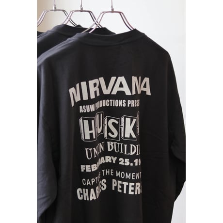 CHARLES PETERSON＂NIRVANA 1989 L/S T-SHIRT＂