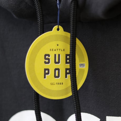 SUB POP ＂NO COMMENT. HOODED SWEAT SHIRT＂