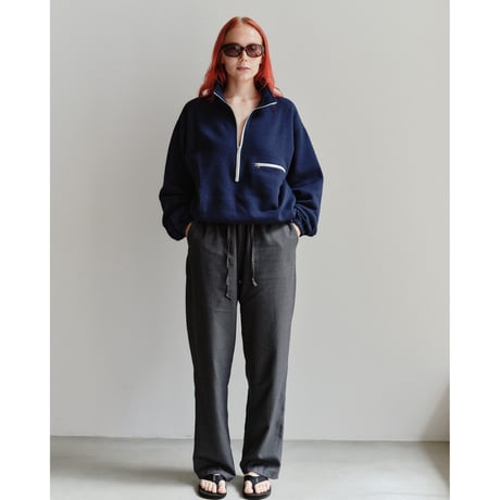 Riprap＂DRAWSTRING TROUSERS＂WASHABLE WOOL SERGE