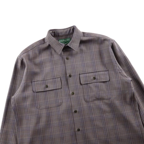 BROWN by 2-tacs＂PLAIN CREST＂BROWN PLAID