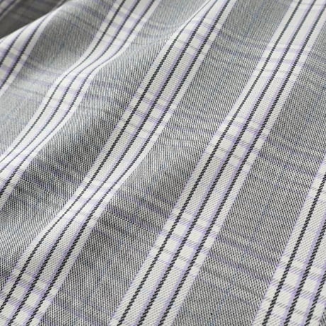 BROWN by 2-tacs＂PLAIN CREST＂GRAY PLAID