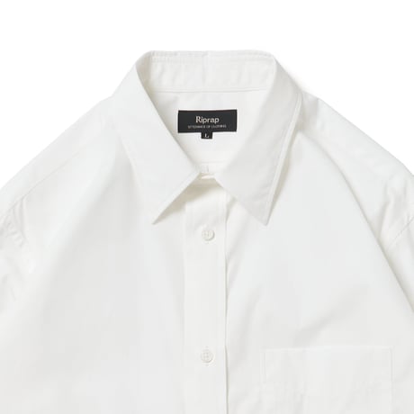 Riprap " HCS REGULAR COLLAR SHIRT＂80/2 COTTON POPLIN