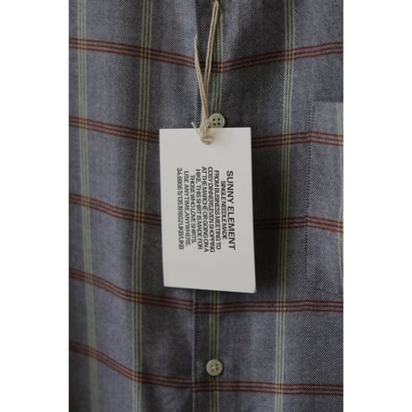 SUNNY ELEMENT＂VINEYARD SHIRT＂DEADSTOCK FABRIC