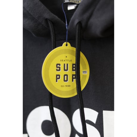 SUB POP ＂NO COMMENT. HOODED SWEAT SHIRT＂