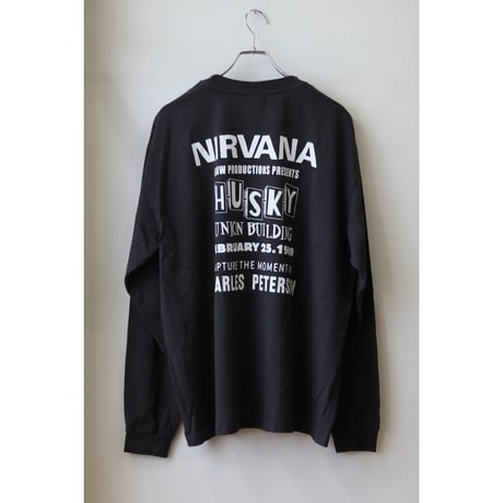 CHARLES PETERSON＂NIRVANA 1989 L/S T-SHIRT＂