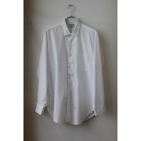 DEADSTOCK " 1960's ARROW COTTON WHITE SHIRT＂MADE IN U.S.A. / SZ 17-34