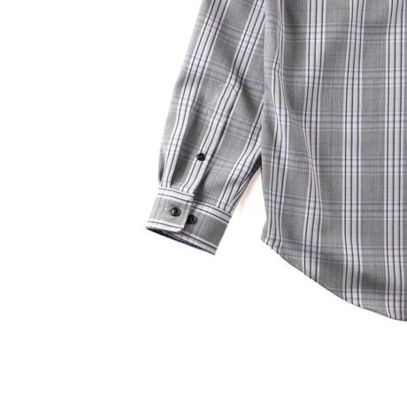 BROWN by 2-tacs＂PLAIN CREST＂GRAY PLAID