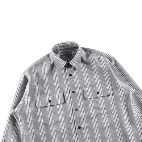 BROWN by 2-tacs＂PLAIN CREST＂GRAY PLAID