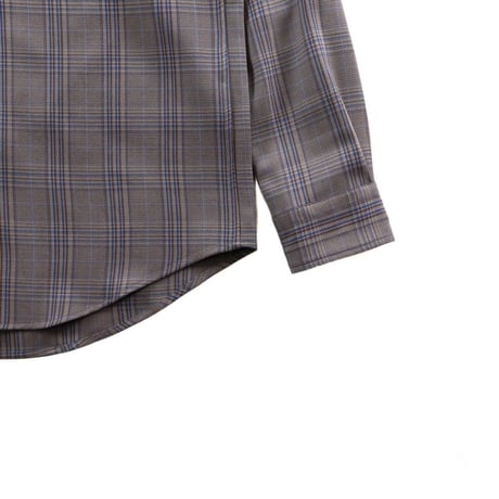 BROWN by 2-tacs＂PLAIN CREST＂BROWN PLAID