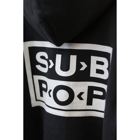 SUB POP ＂NO COMMENT. HOODED SWEAT SHIRT＂