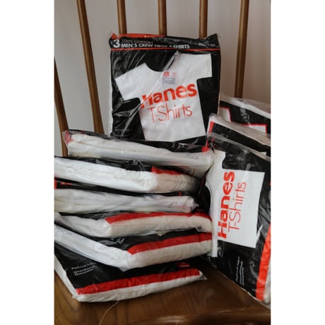 DEADSTOCK ＂1990's HANES 3PACK CREW NECK T-SHIRT＂MADE IN U.S.A.