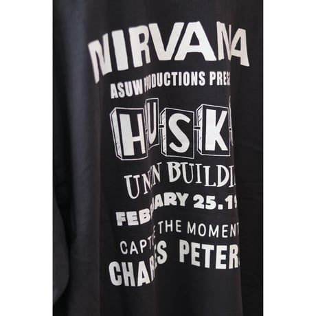 CHARLES PETERSON＂NIRVANA 1989 L/S T-SHIRT＂