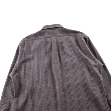 BROWN by 2-tacs＂PLAIN CREST＂BROWN PLAID