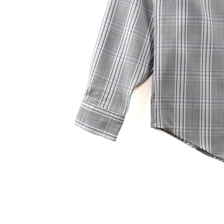 BROWN by 2-tacs＂PLAIN CREST＂GRAY PLAID