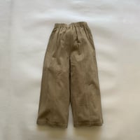 ladies / SORTE / コットンリネンセンターシームワイドパンツ