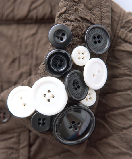 multiple buttons collar jacquard shirts