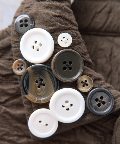 multiple buttons collar jacquard shirts