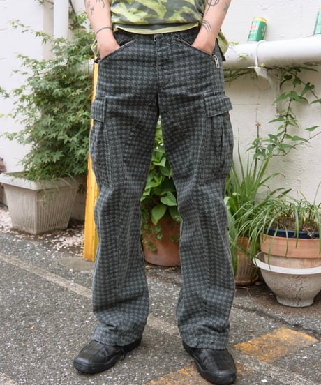 00s griffin houndstooth cargo pants